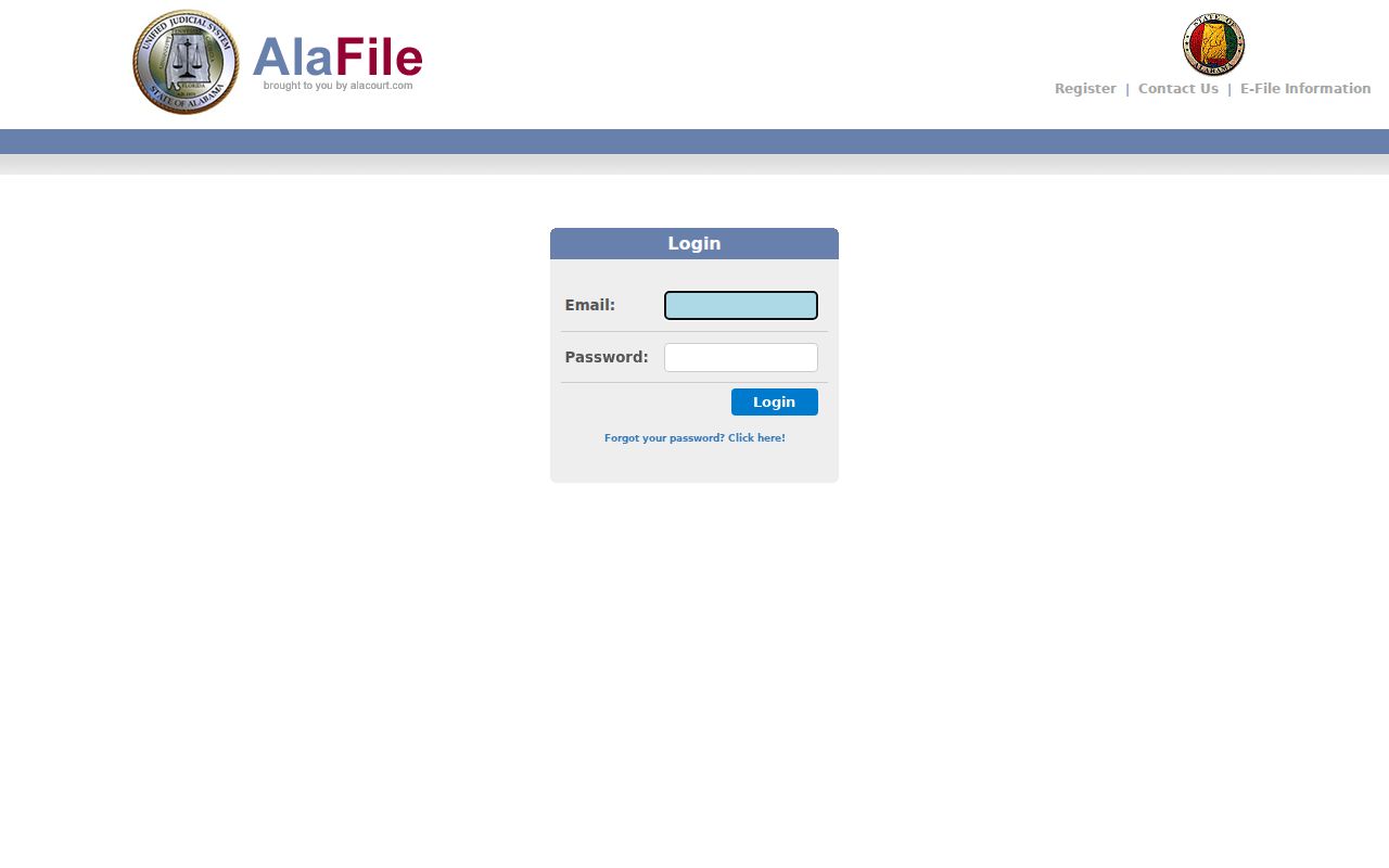 Macon County court docket access through Alabama AlaFile