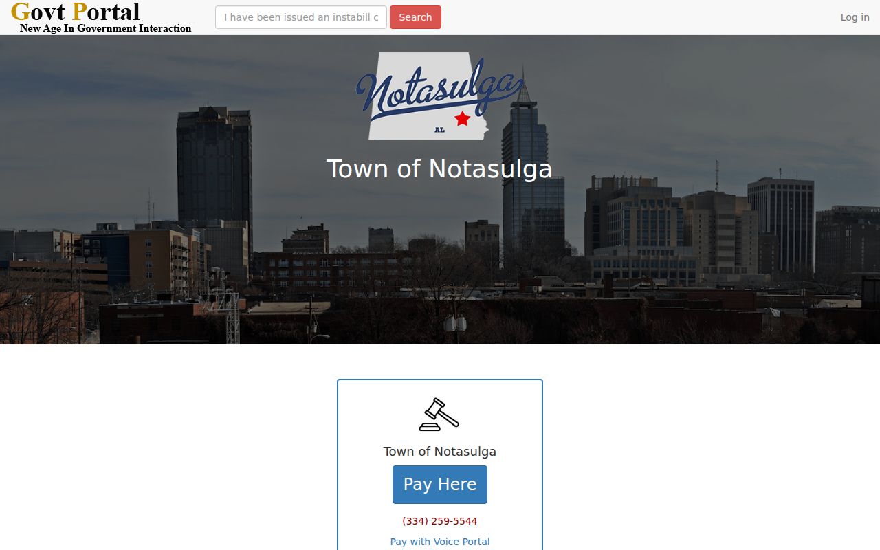 Notasulga court records payment portal and contact route