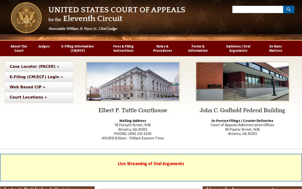 Federal appellate court distinguished from Shorter court records